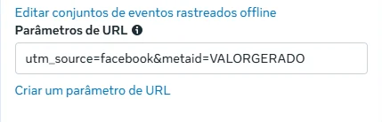 MetaID com outros parâmetros